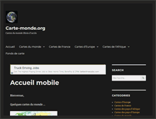 Tablet Screenshot of carte-monde.org